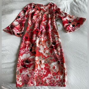 Calvin Klein Dress - Pink and Red Floral